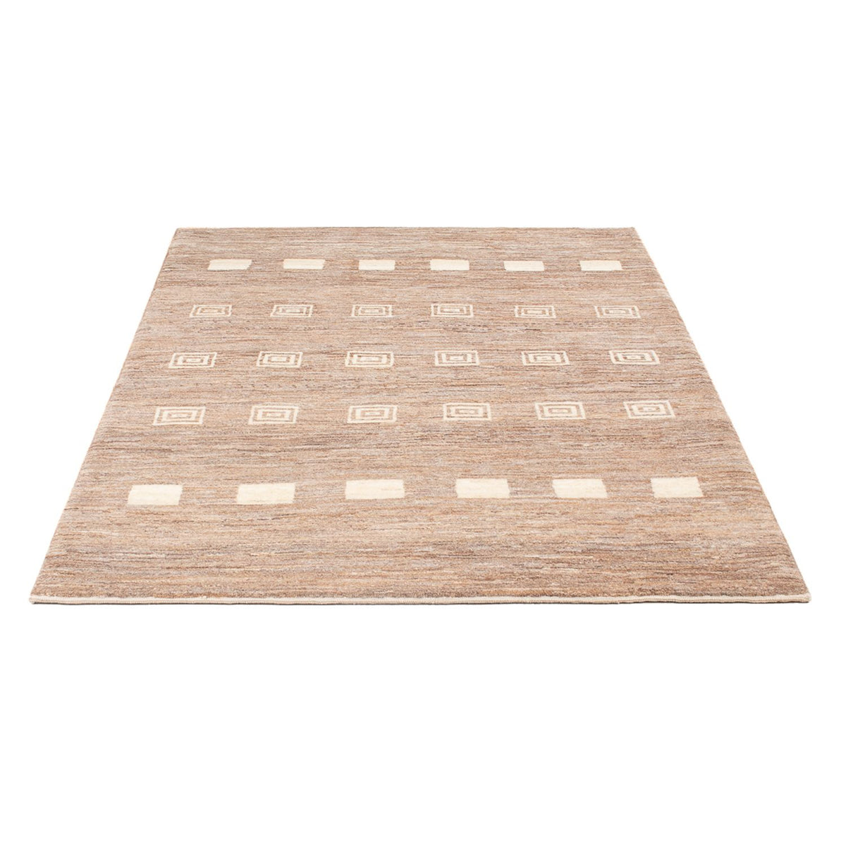 Tapis Gabbeh - Persan - 178 x 117 cm - beige foncé