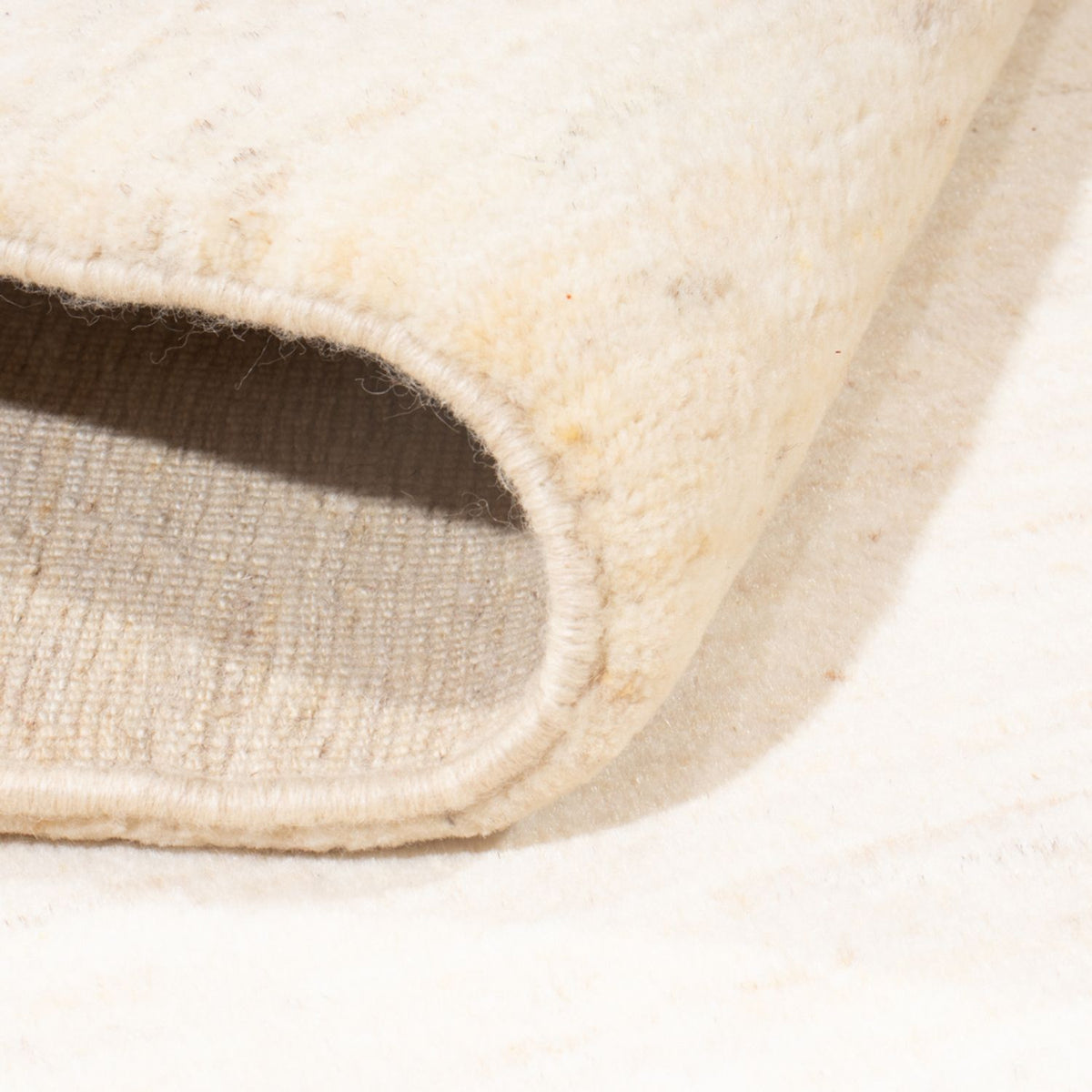 Tapis Gabbeh - Persan - 170 x 118 cm - beige clair