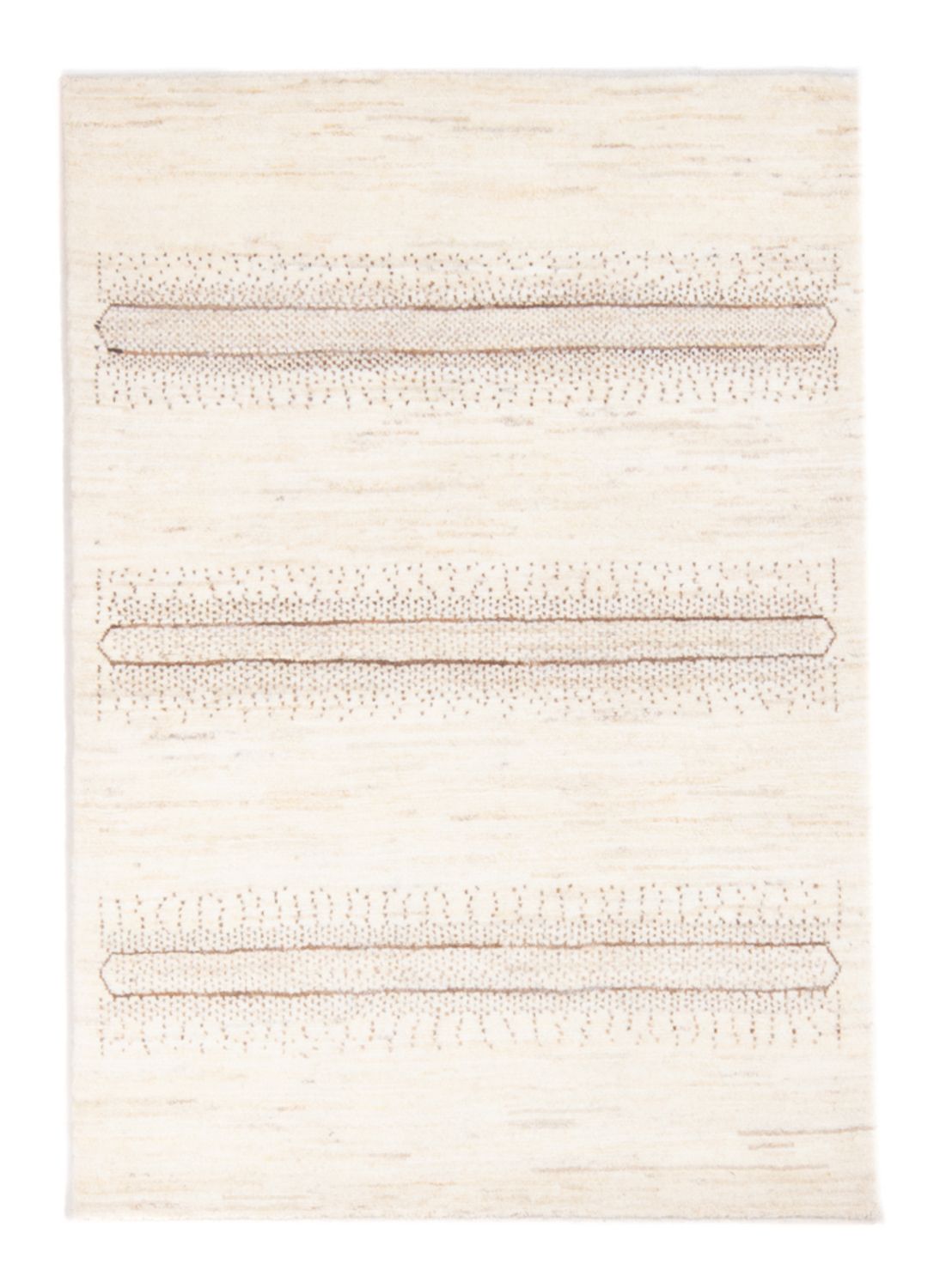 Tapis Gabbeh - Persan - 145 x 96 cm - beige clair