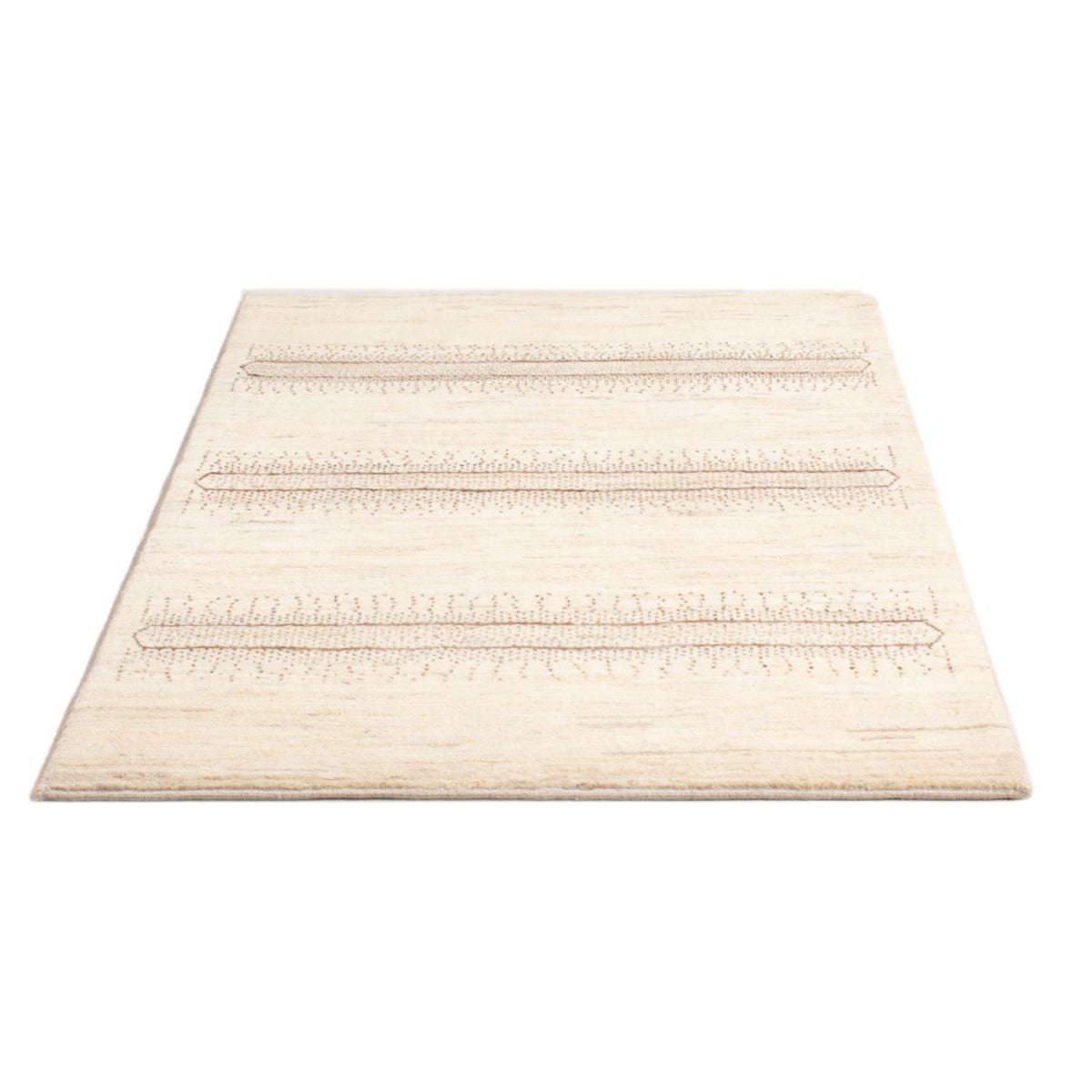 Tapis Gabbeh - Persan - 145 x 96 cm - beige clair