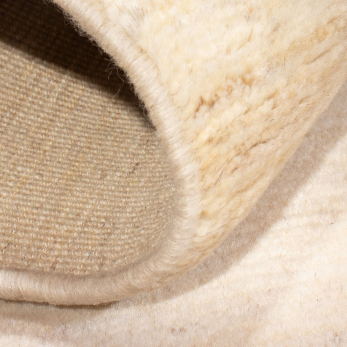 Tapis Gabbeh - Persan - 150 x 96 cm - beige clair