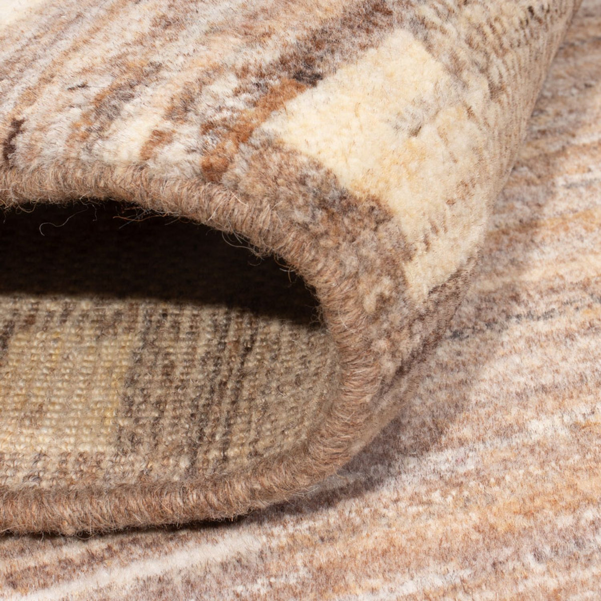 Tapis Gabbeh - Persan - 165 x 112 cm - marron