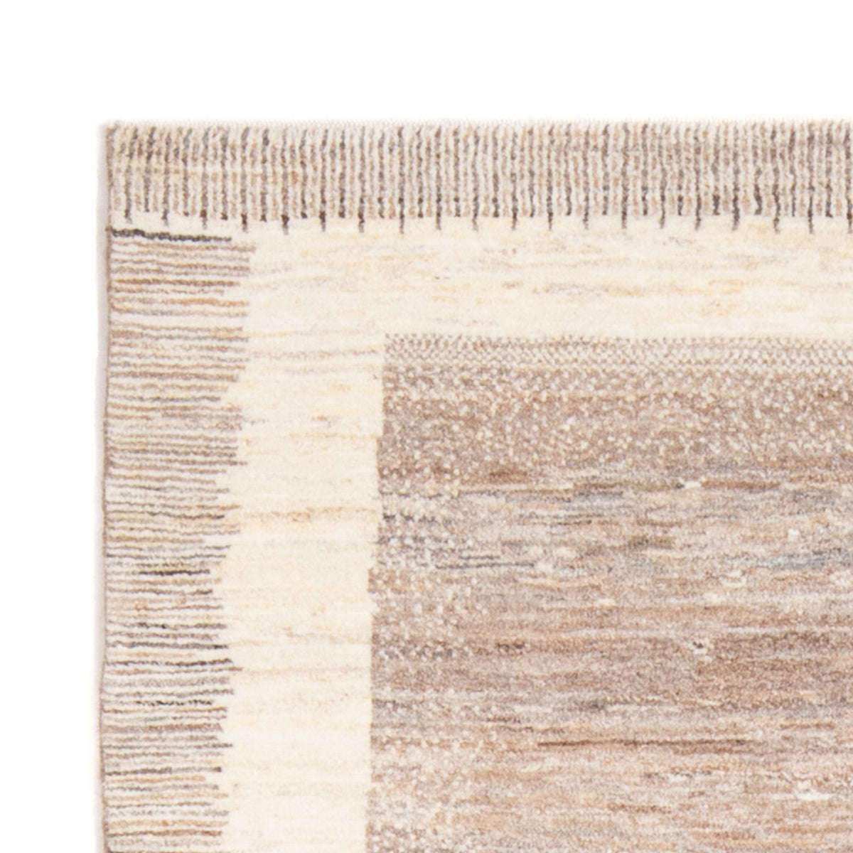 Tapis Gabbeh - Persan - 149 x 101 cm - marron clair