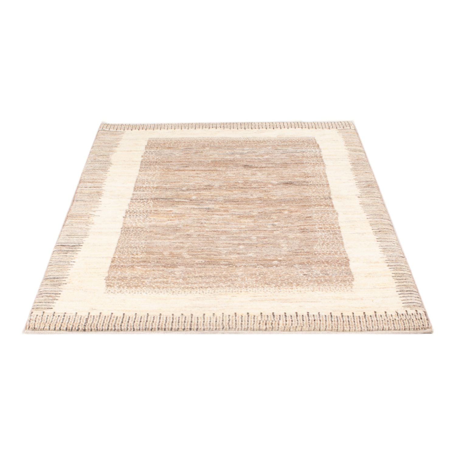 Tapis Gabbeh - Persan - 149 x 101 cm - marron clair