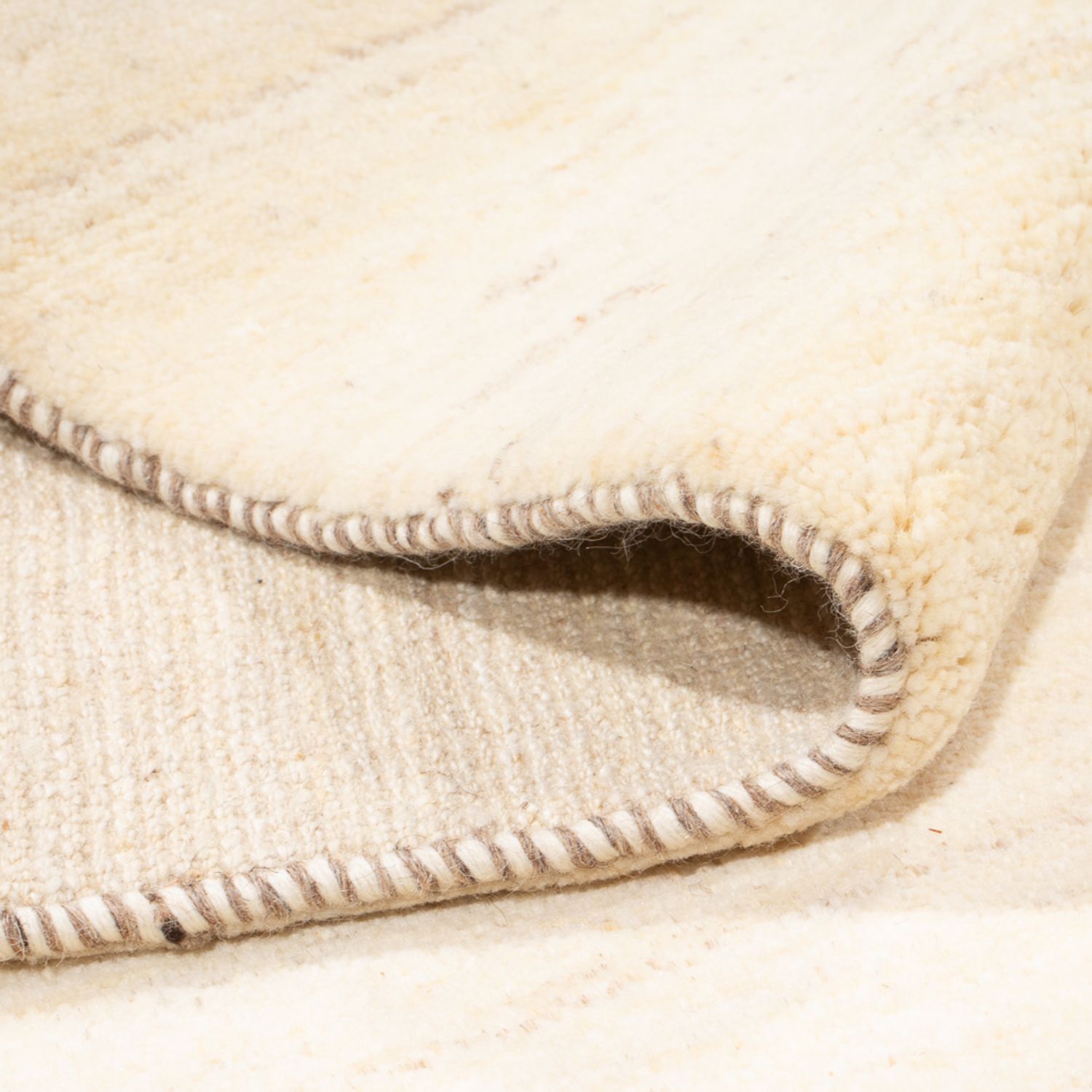 Tapis Gabbeh - Persan - 282 x 248 cm - beige clair