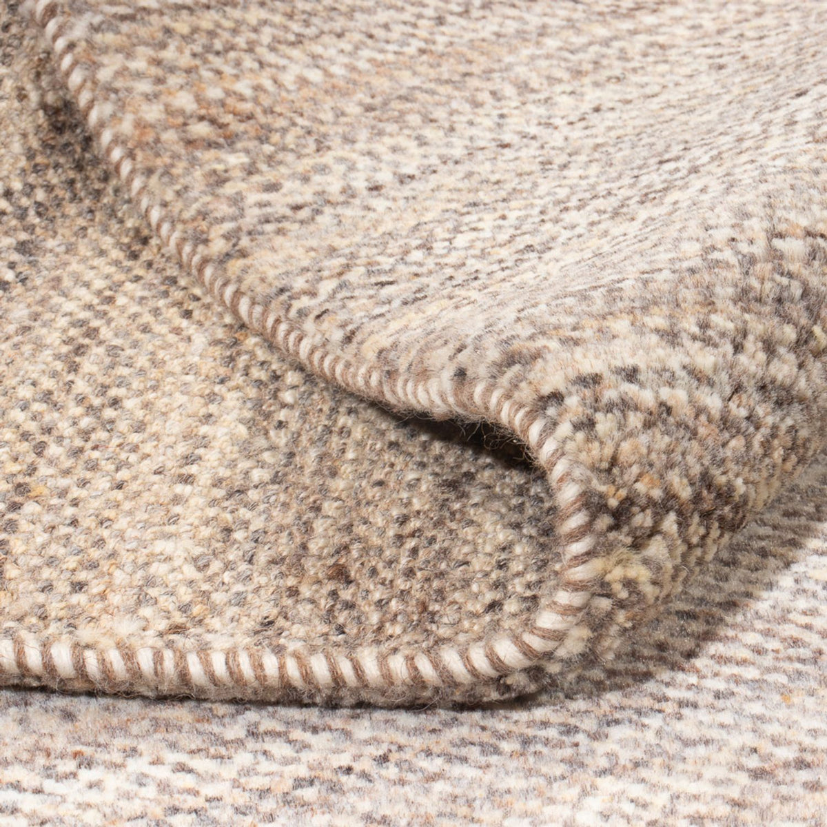 Tapis Gabbeh - Persan - 194 x 154 cm - beige foncé