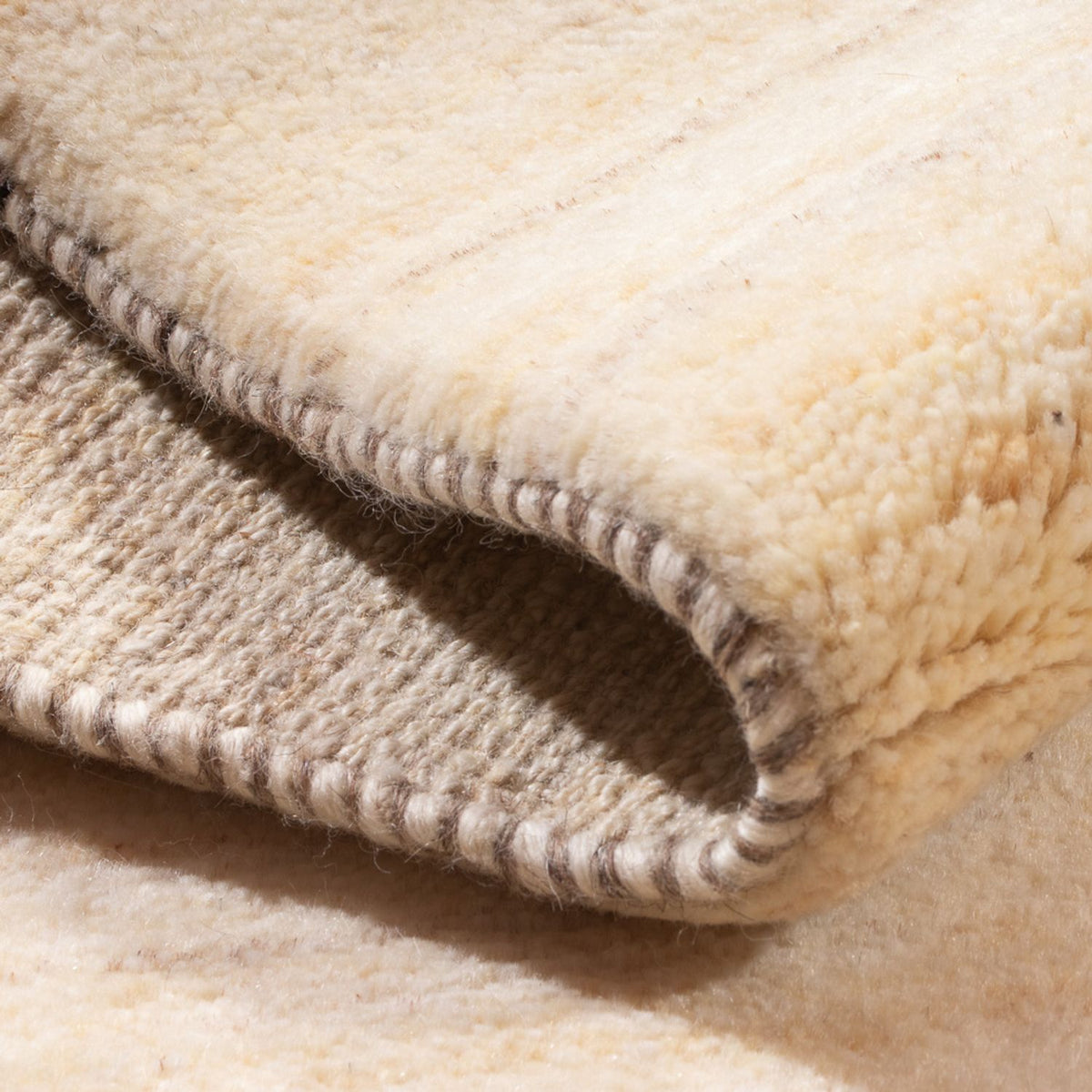 Tapis Gabbeh - Persan - 95 x 62 cm - beige