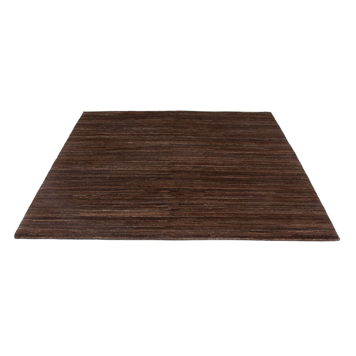 Tapis Gabbeh - Persan - 192 x 160 cm - marron foncé