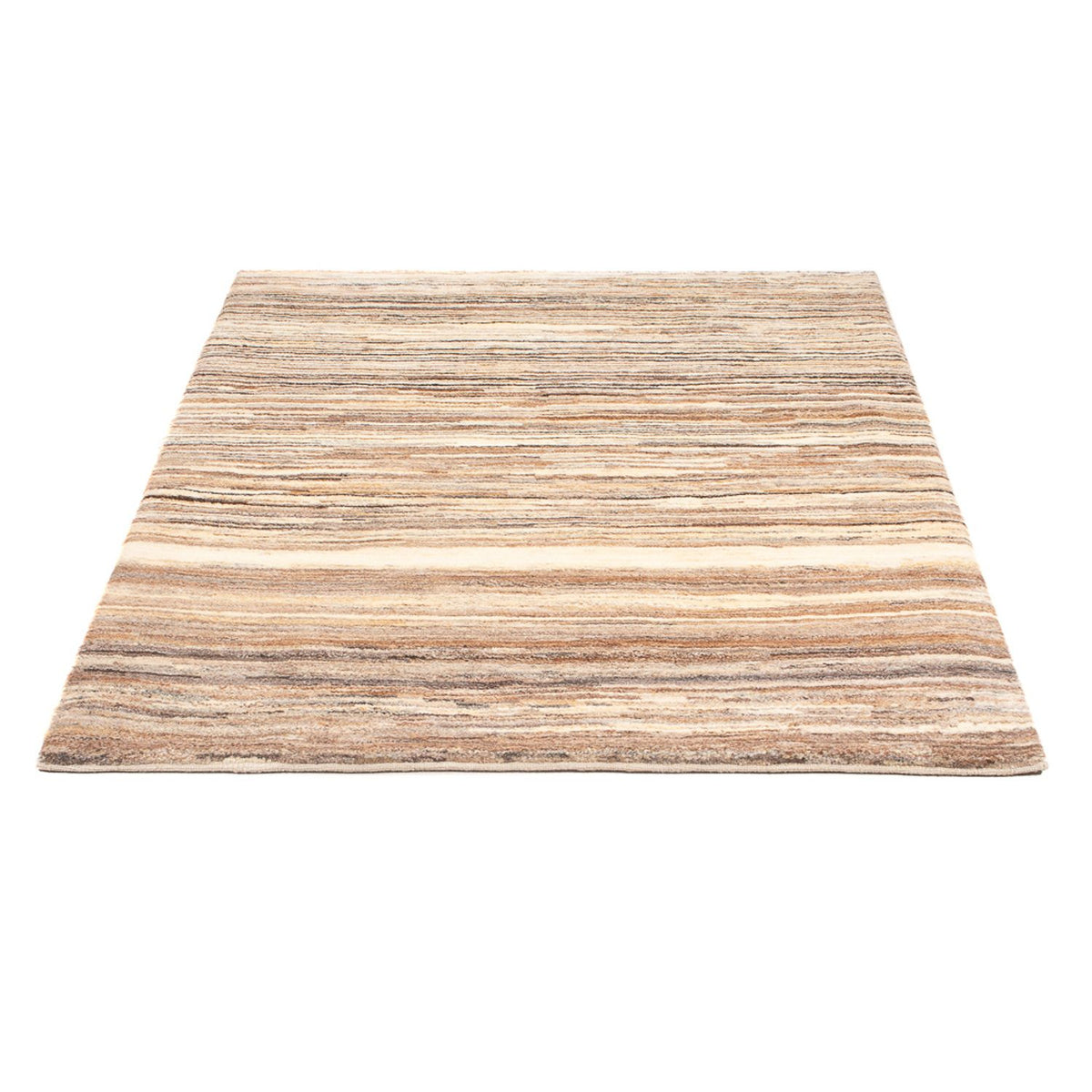 Tapis Gabbeh - Persan - 146 x 106 cm - beige foncé