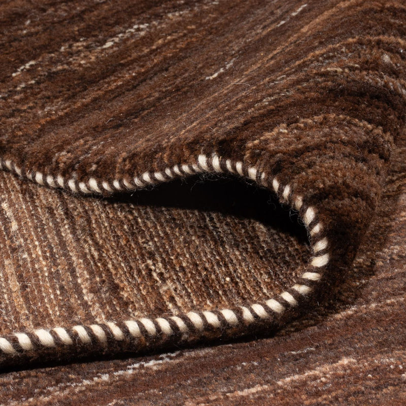 Tapis Gabbeh - Persan - 248 x 215 cm - marron foncé