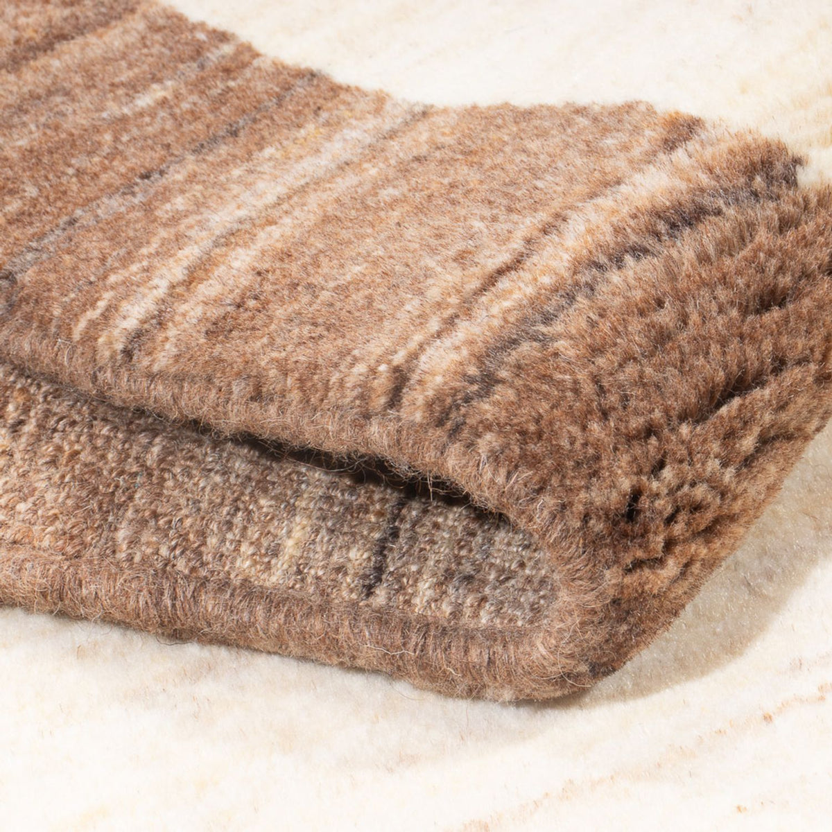 Tapis de couloir Tapis Gabbeh - Persan - 225 x 84 cm - naturel