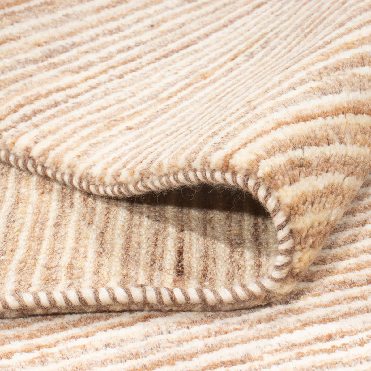 Tapis Gabbeh - Persan - 244 x 170 cm - marron clair