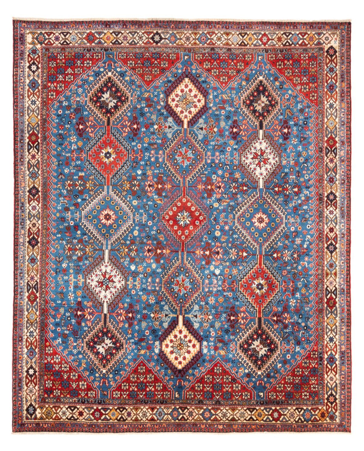 Tapis Gabbeh - Persan - 242 x 198 cm - bleu
