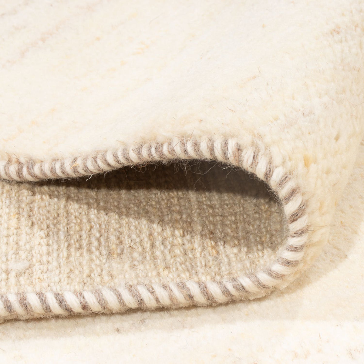 Tapis Gabbeh - Persan - 216 x 162 cm - beige clair