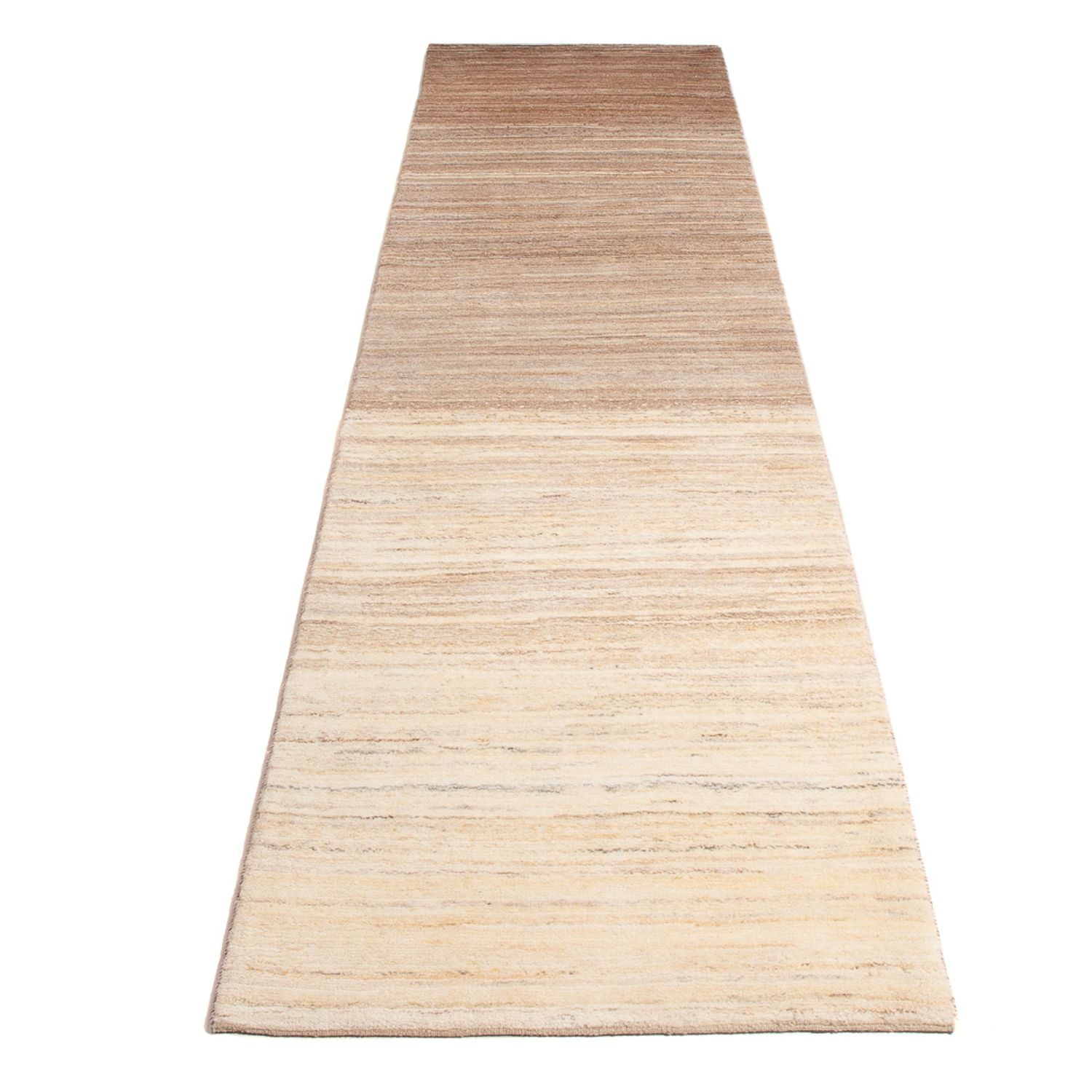 Tapis de couloir Tapis Gabbeh - Persan - 351 x 85 cm - naturel