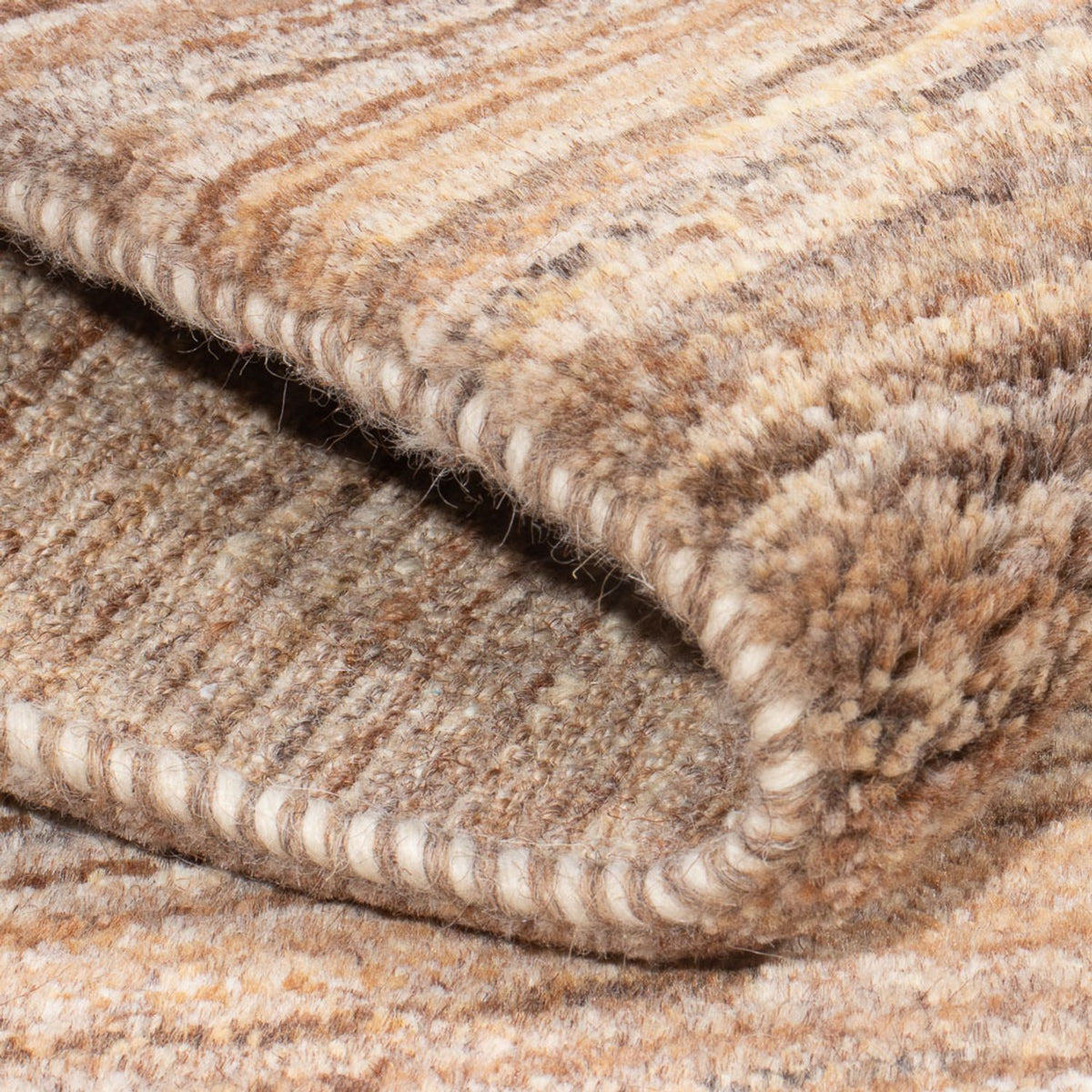 Tapis Gabbeh - Persan - 92 x 62 cm - marron