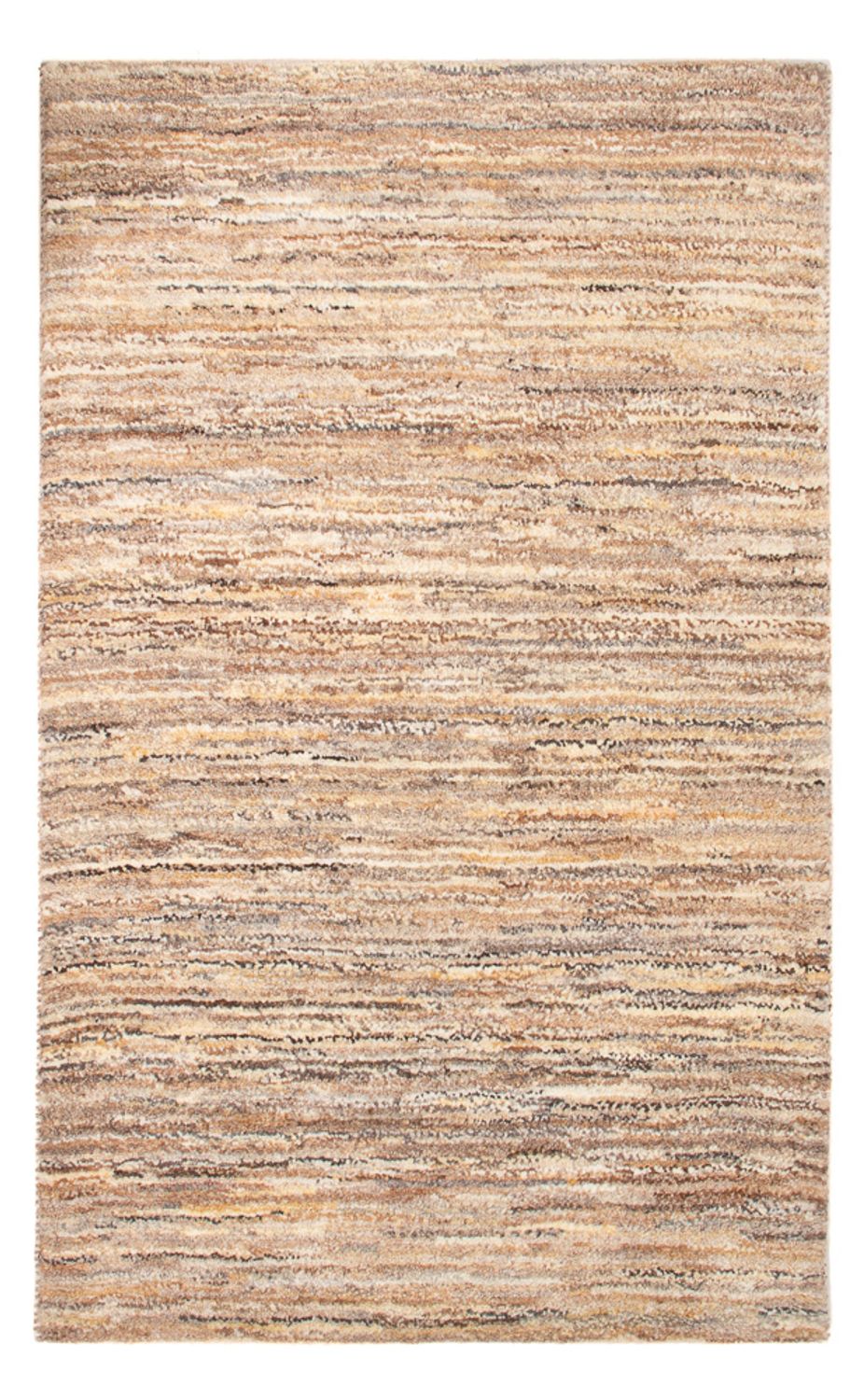 Tapis Gabbeh - Persan - 92 x 60 cm - marron clair