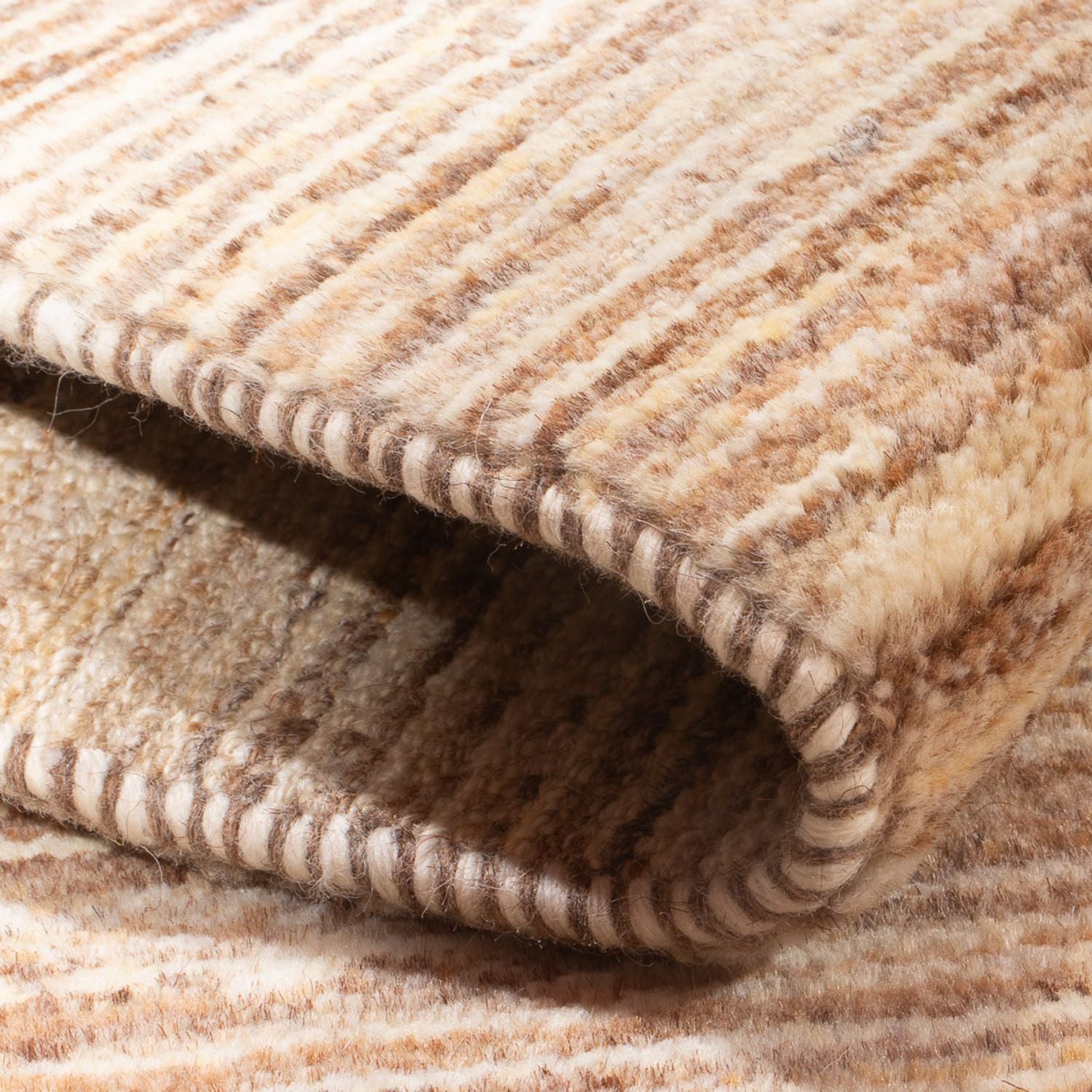 Tapis Gabbeh - Persan - 88 x 60 cm - beige clair