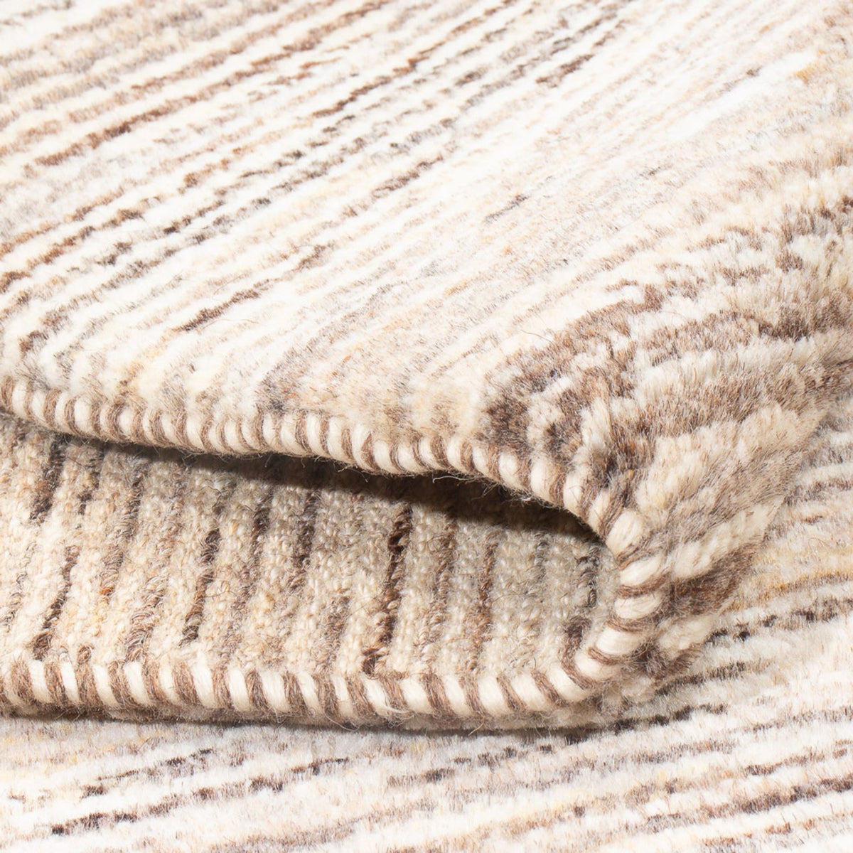 Tapis Gabbeh - Persan - 128 x 100 cm - naturel