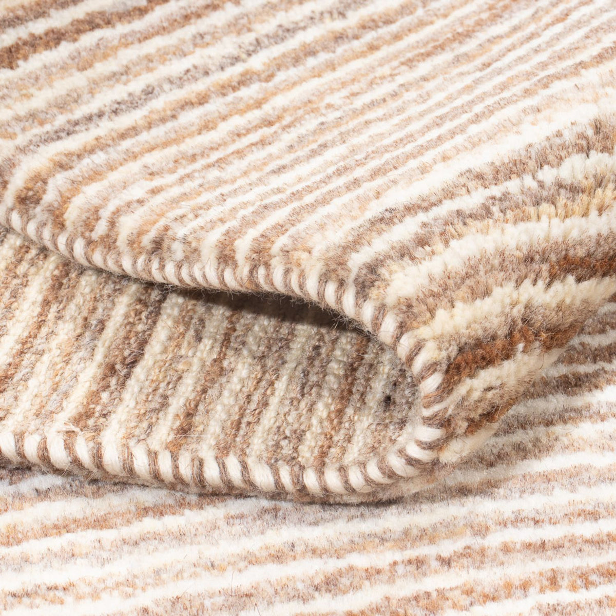 Tapis Gabbeh - Persan - 145 x 102 cm - beige foncé