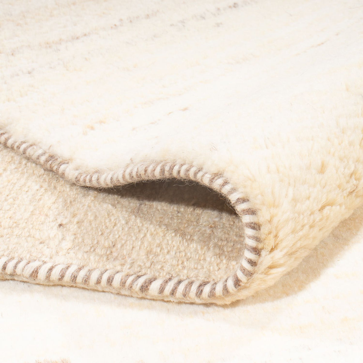 Tapis Gabbeh - Persan - 190 x 145 cm - blanc