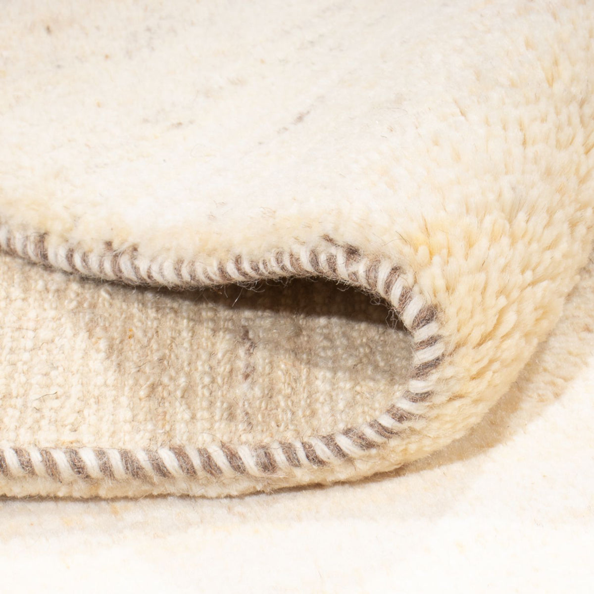 Tapis Gabbeh - Persan - 193 x 147 cm - blanc