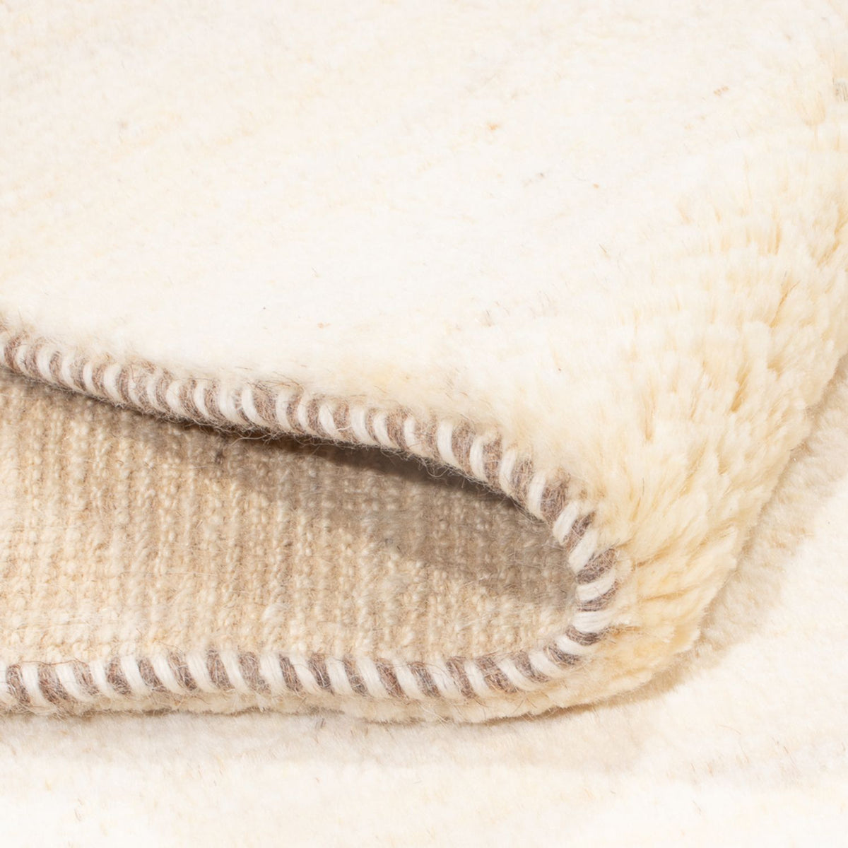 Tapis Gabbeh - Persan - 200 x 148 cm - blanc