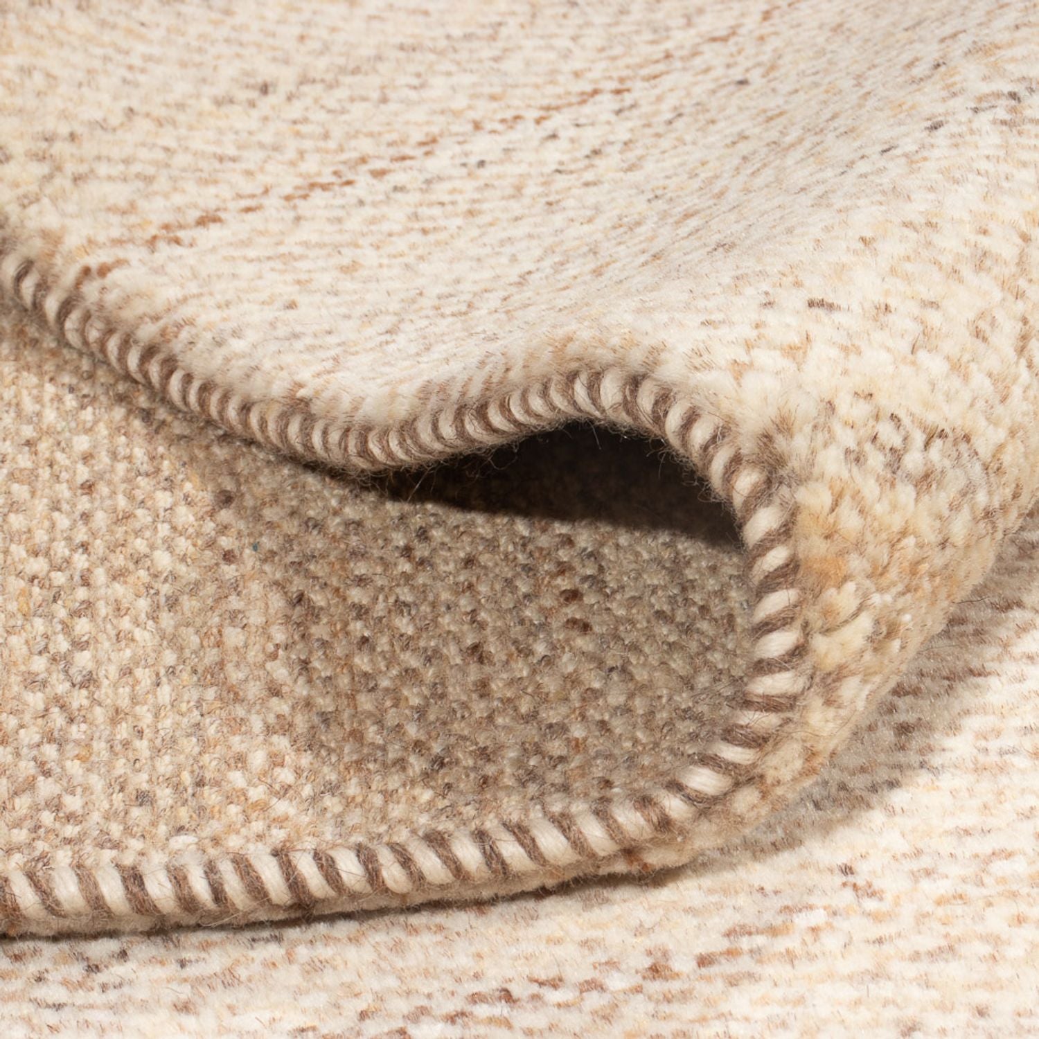 Tapis Gabbeh - Persan - 235 x 177 cm - beige clair