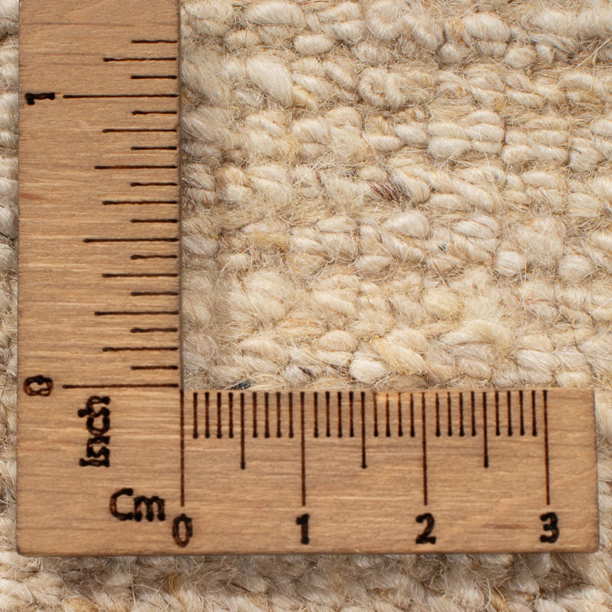 Tapis Gabbeh - Persan - 237 x 160 cm - blanc naturel