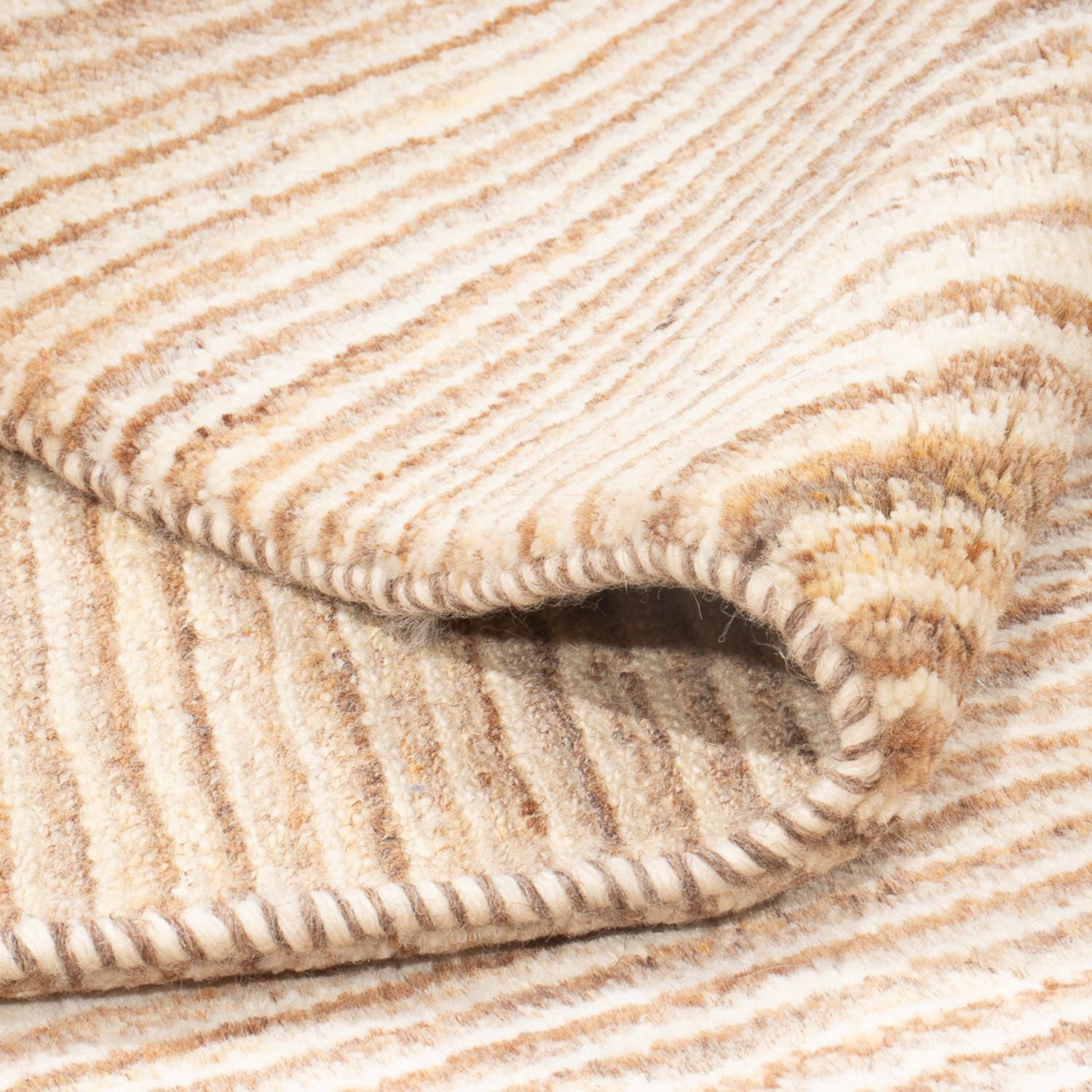 Tapis Gabbeh - Persan - 247 x 174 cm - beige clair
