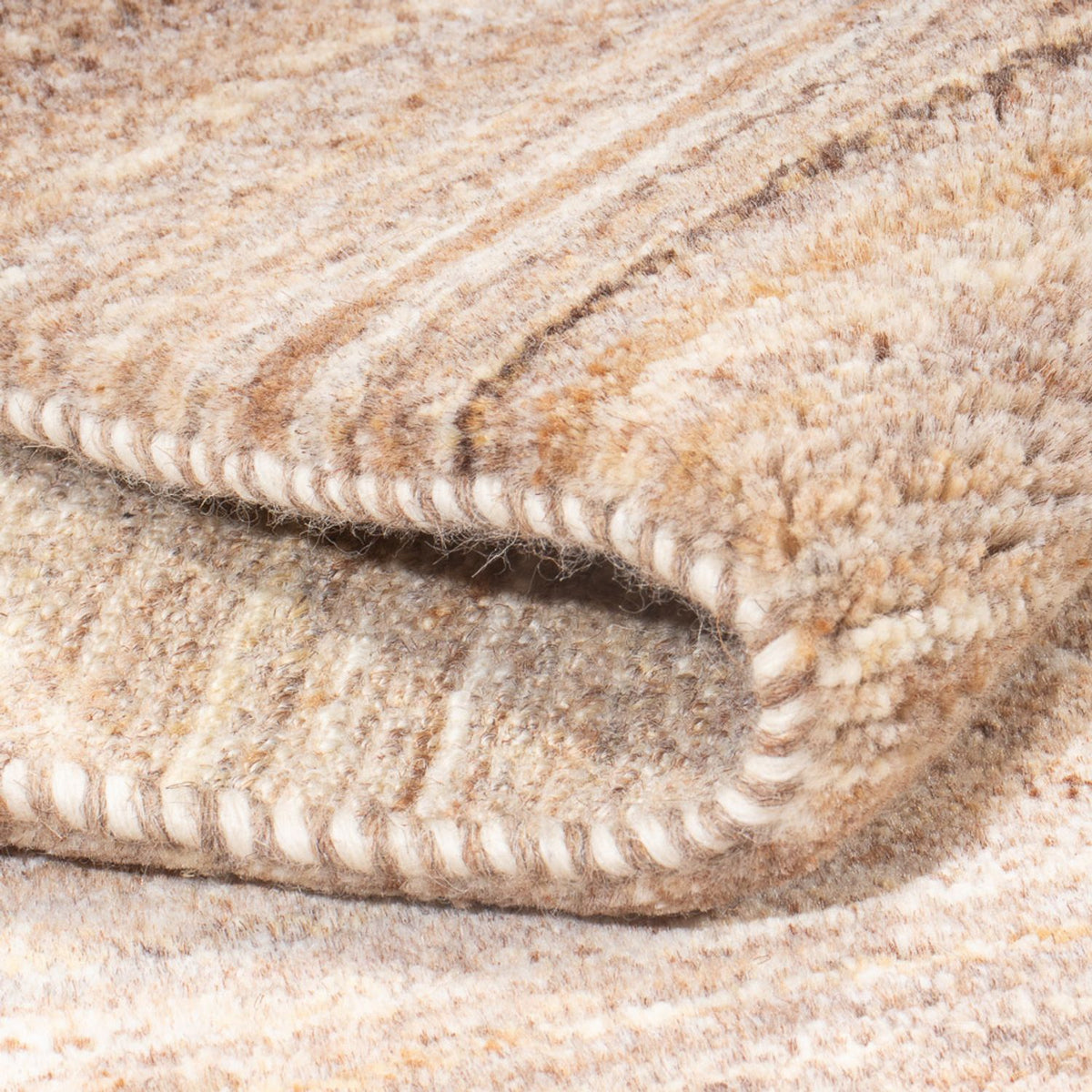 Tapis Gabbeh - Persan - 184 x 148 cm - beige foncé