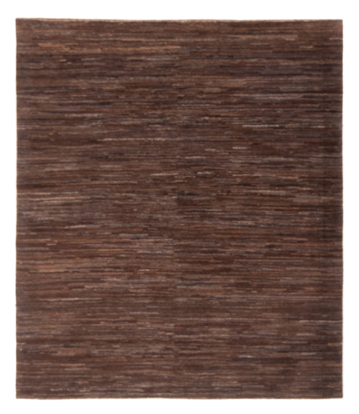 Tapis Gabbeh - Persan - 192 x 158 cm - marron foncé