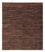 Tapis Gabbeh - Persan - 192 x 158 cm - marron foncé