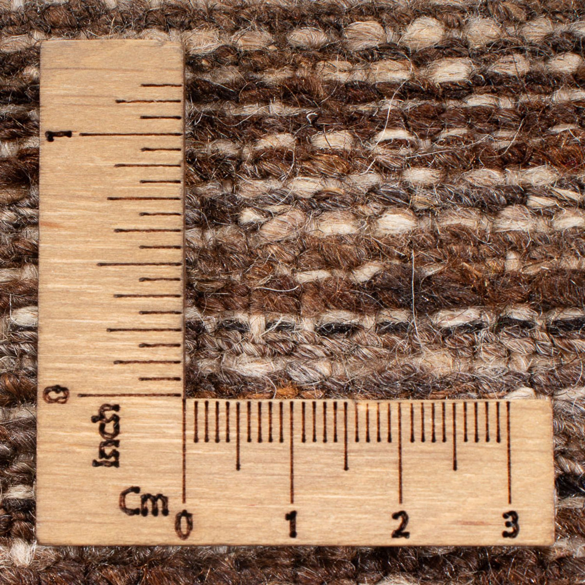 Tapis Gabbeh - Persan - 192 x 158 cm - marron foncé