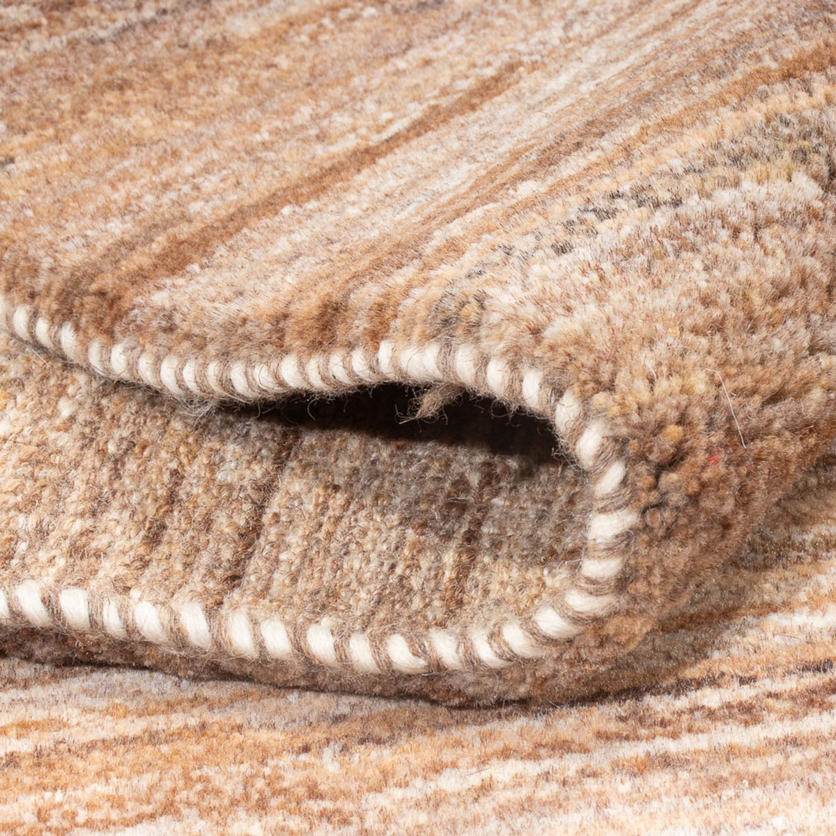 Tapis Gabbeh - Persan - 200 x 153 cm - beige foncé