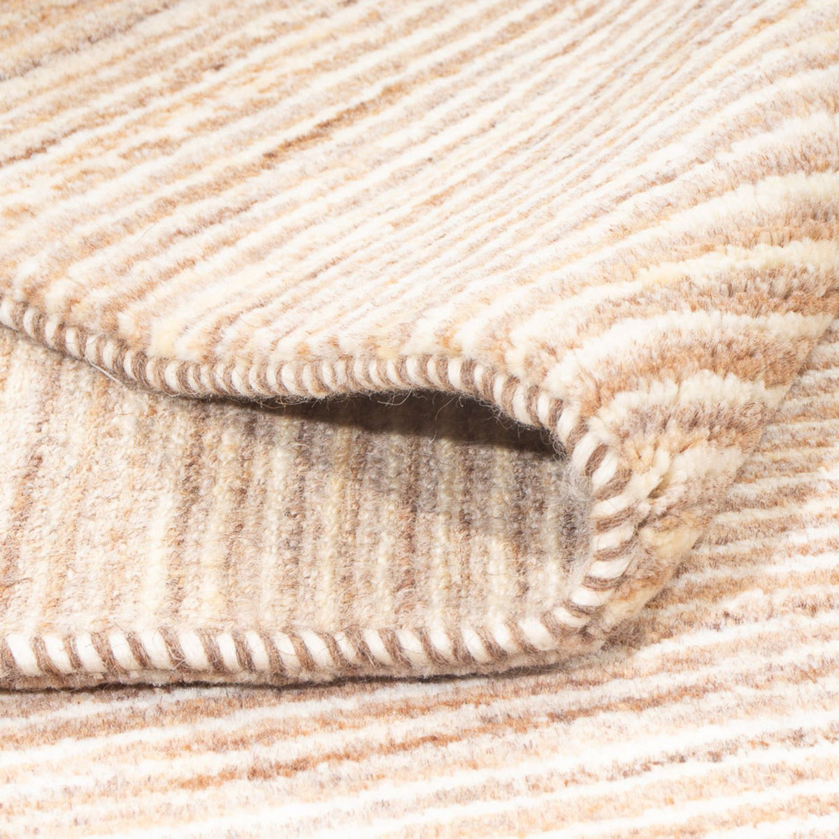 Tapis Gabbeh - Persan - 204 x 152 cm - beige foncé