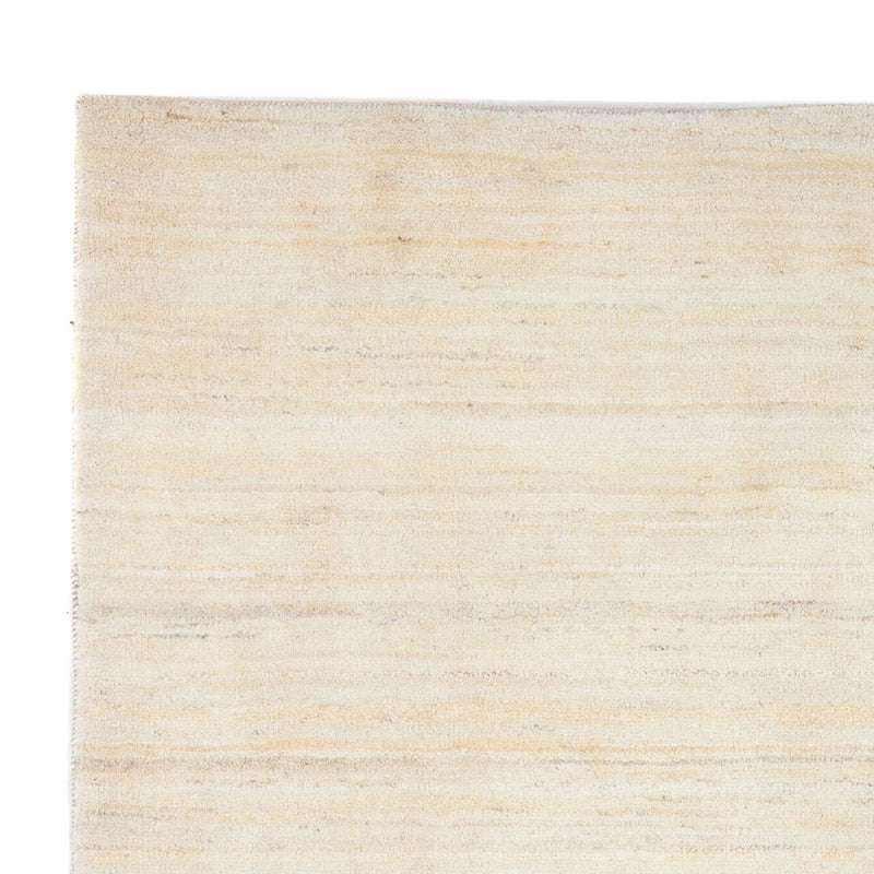 Tapis Gabbeh - Persan - 242 x 182 cm - blanc naturel