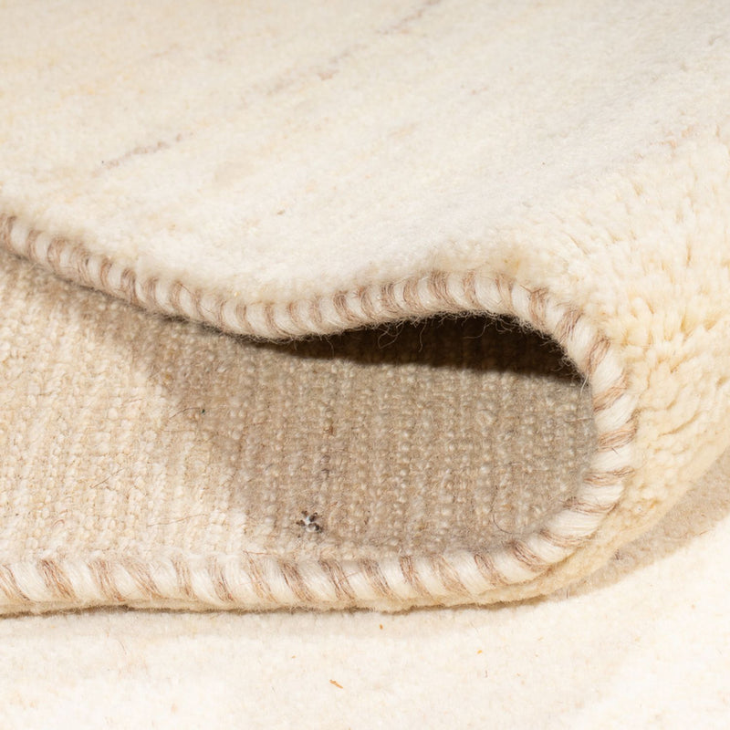 Tapis Gabbeh - Persan - 230 x 170 cm - blanc naturel