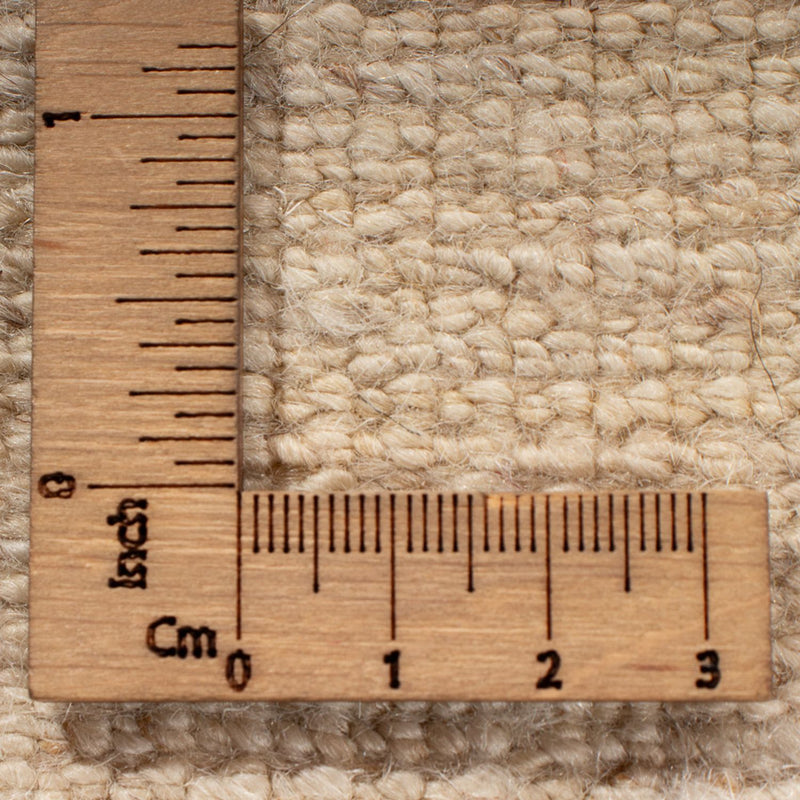 Tapis Gabbeh - Persan - 240 x 175 cm - blanc naturel