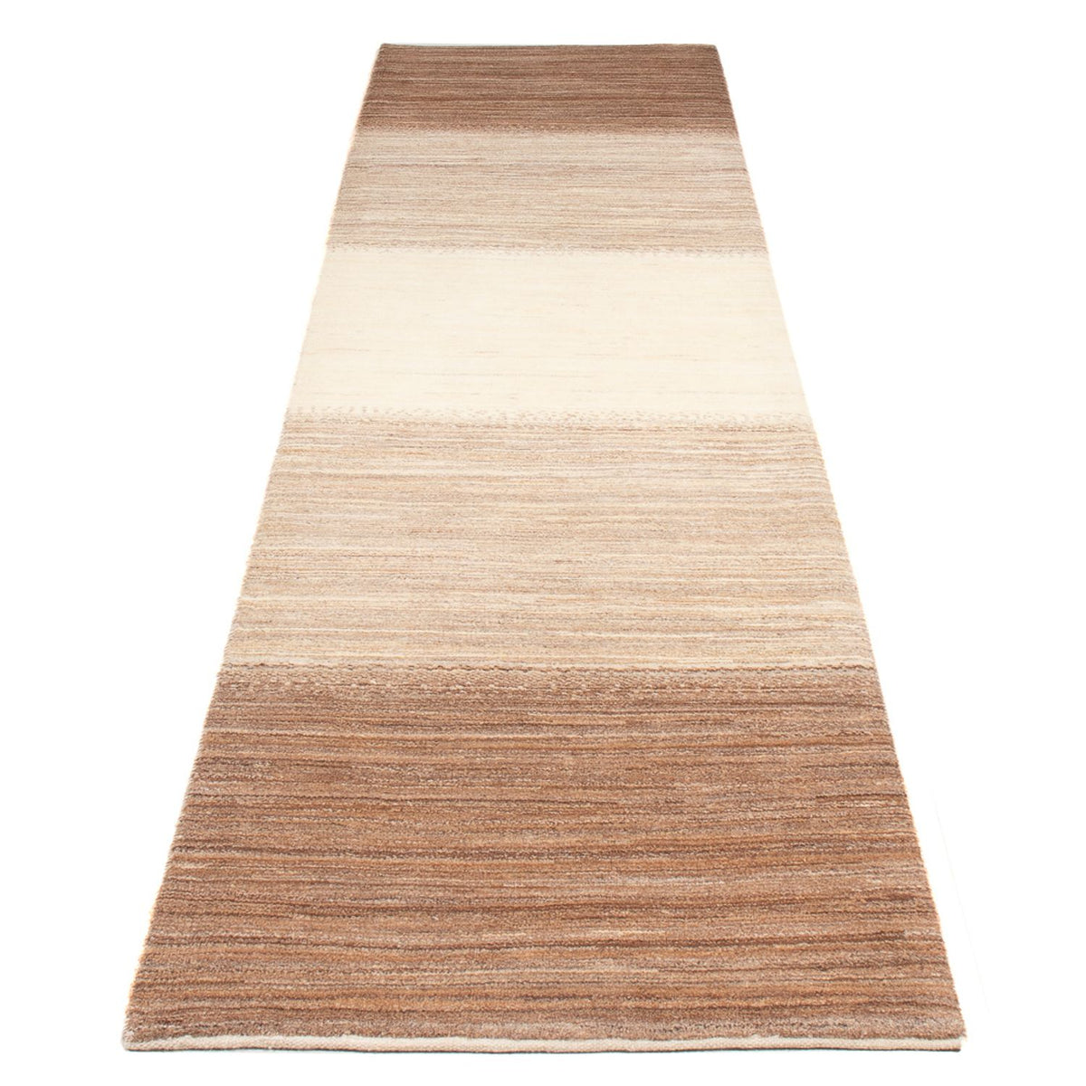 Tapis de couloir Tapis Gabbeh - Persan - 333 x 78 cm - naturel