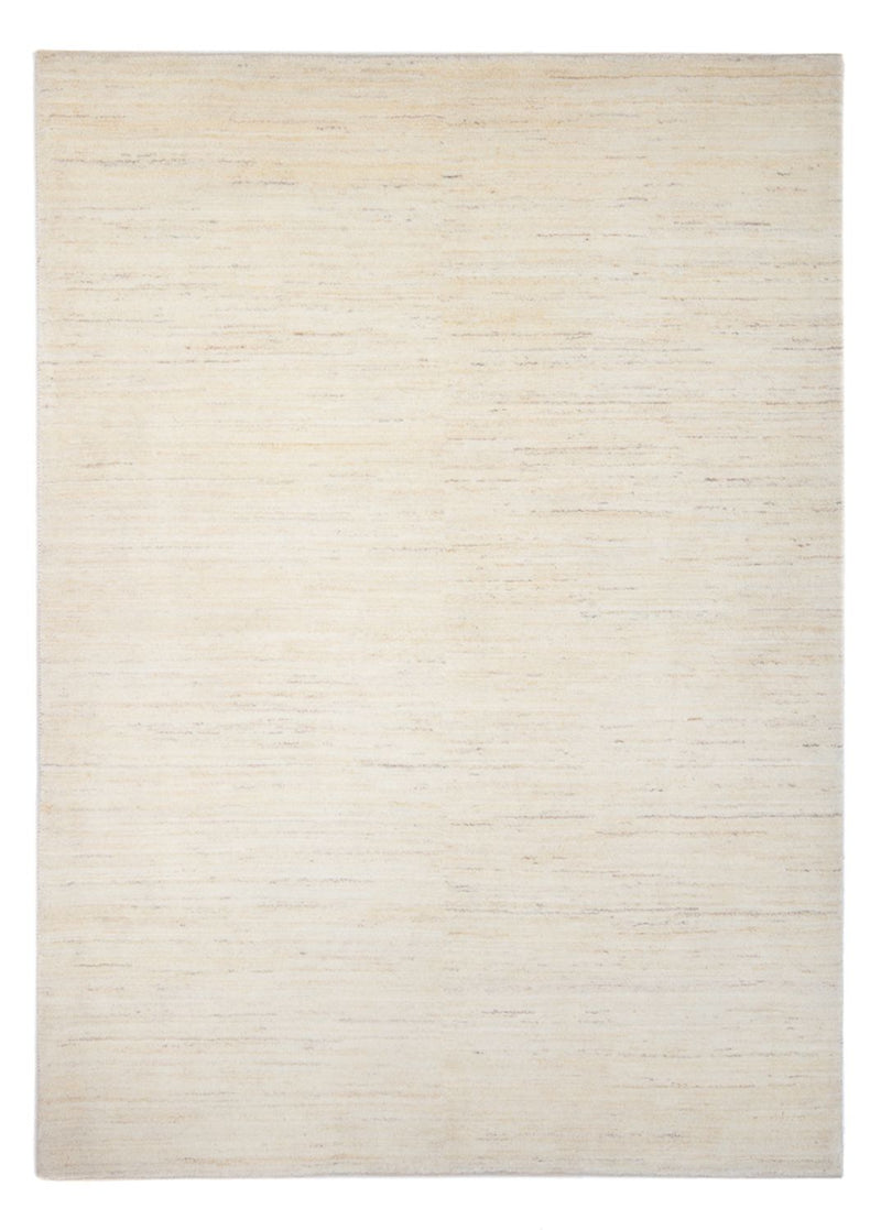 Tapis Gabbeh - Persan - 243 x 172 cm - blanc naturel