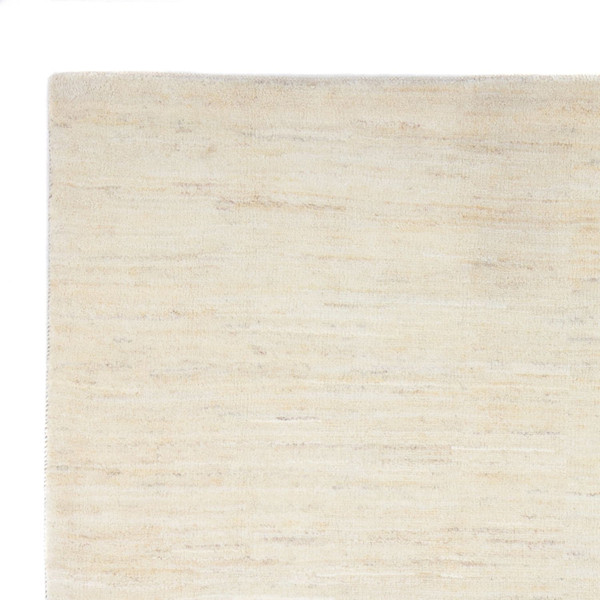 Tapis Gabbeh - Persan - 247 x 178 cm - blanc naturel