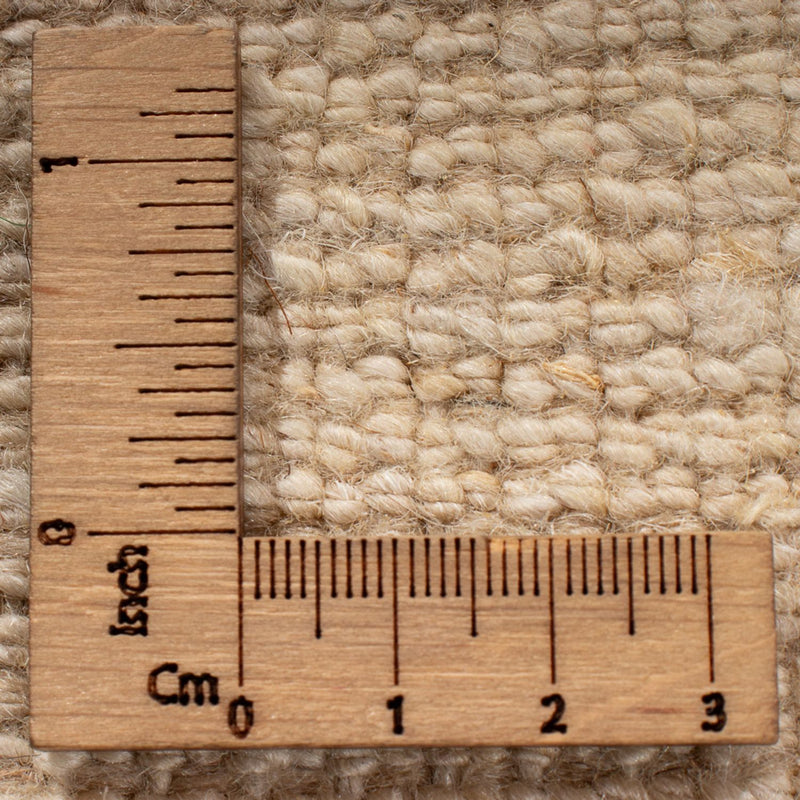 Tapis Gabbeh - Persan - 247 x 178 cm - blanc naturel