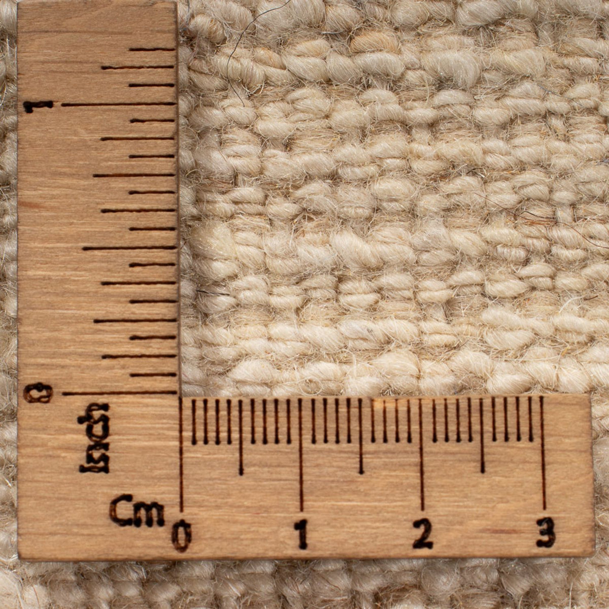 Tapis Gabbeh - Persan - 221 x 166 cm - blanc naturel