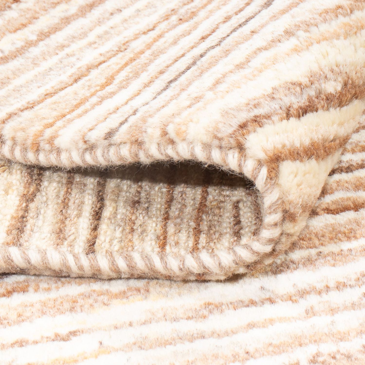 Tapis Gabbeh - Persan - 147 x 103 cm - beige foncé