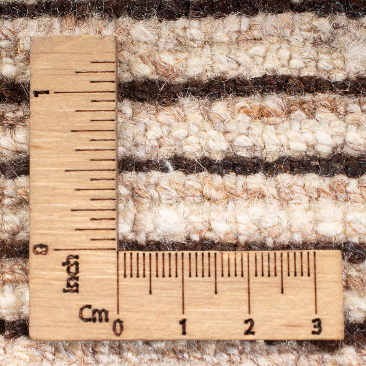 Tapis Gabbeh - Persan - 190 x 152 cm - beige foncé