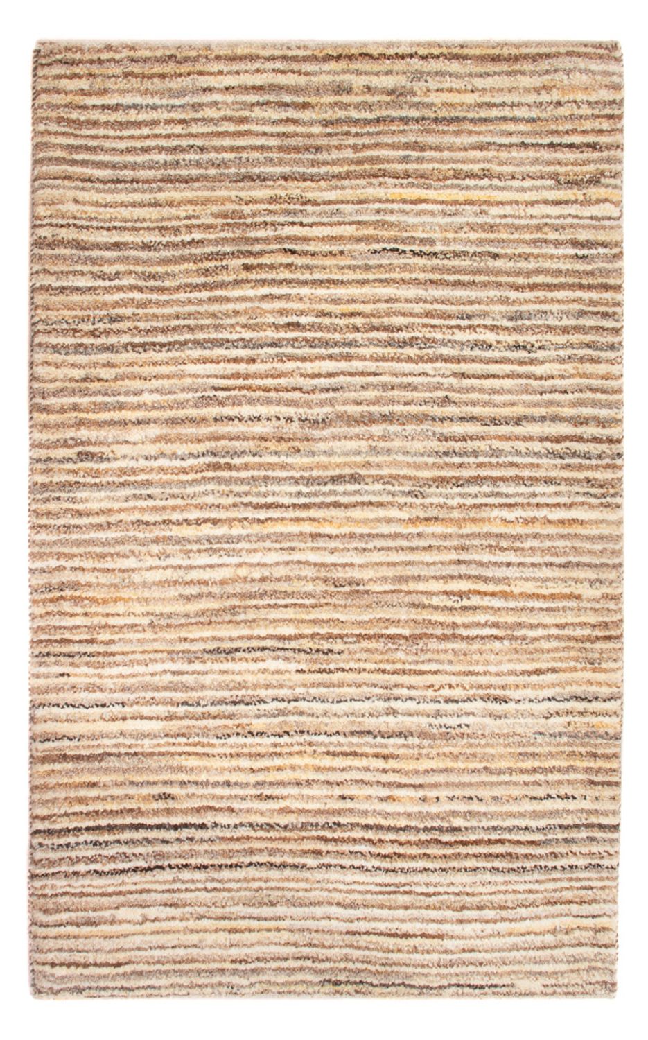 Tapis Gabbeh - Persan - 95 x 63 cm - beige foncé