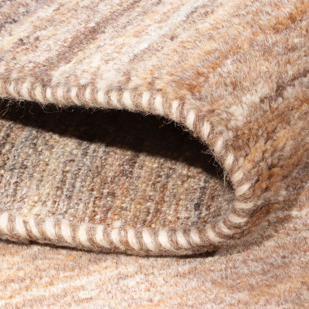 Tapis Gabbeh - Persan - 95 x 53 cm - marron