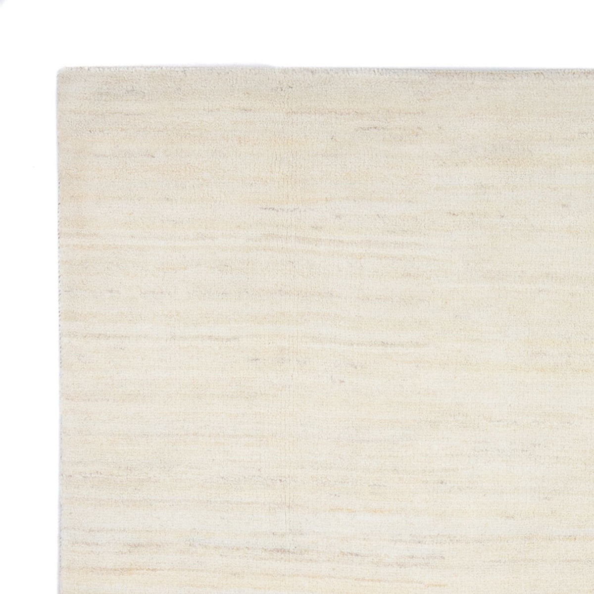 Tapis Gabbeh - Persan - 247 x 168 cm - blanc naturel