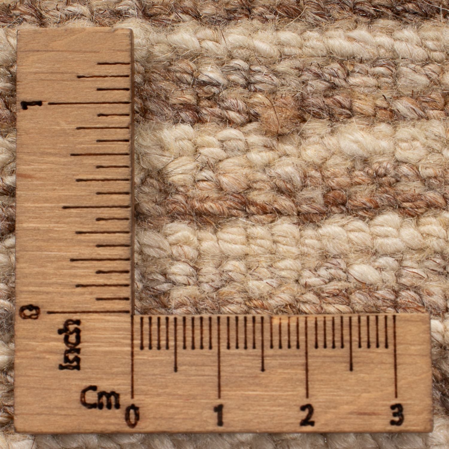 Tapis Gabbeh - Persan - 238 x 164 cm - marron clair